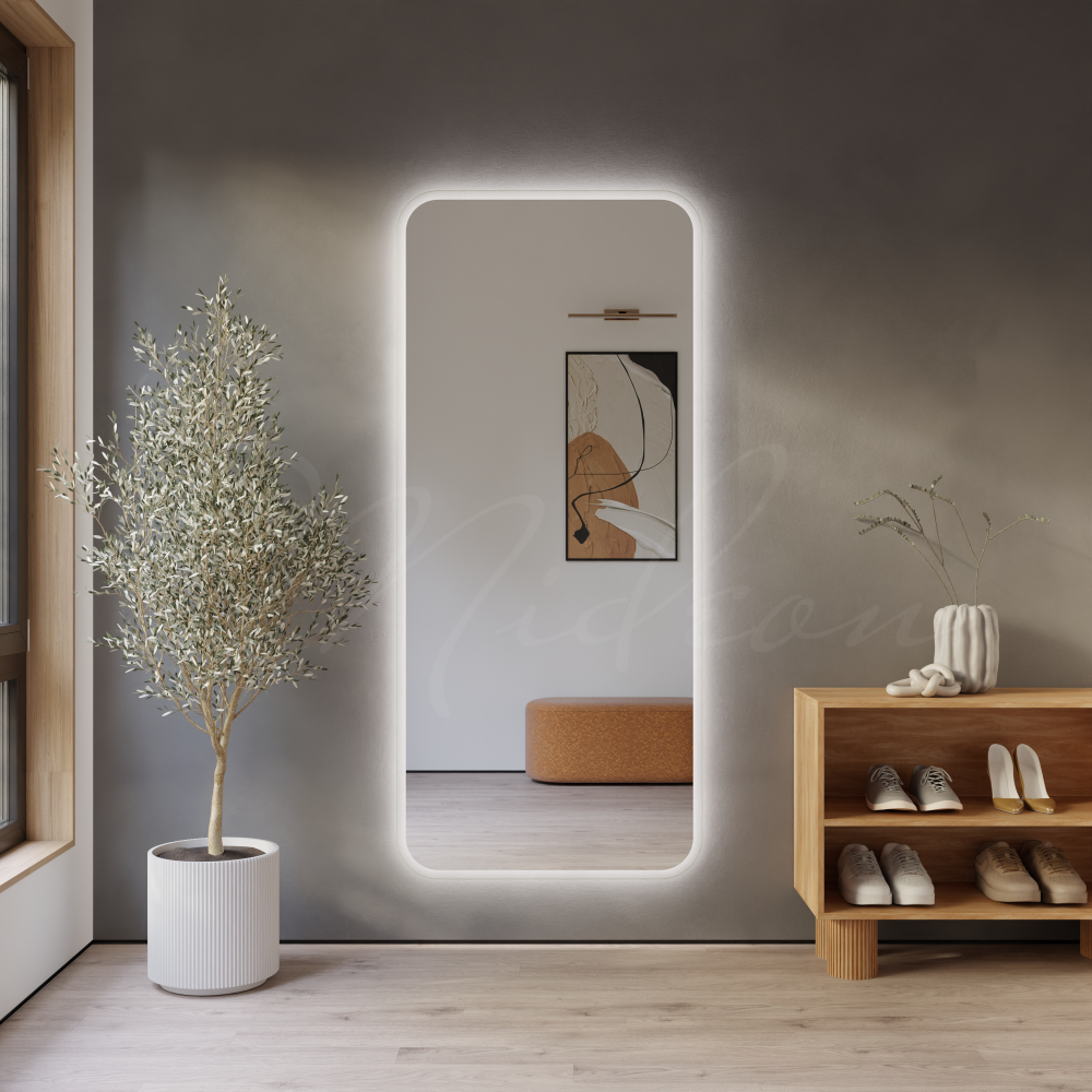 Зеркало в прихожую «Глория-XL» (Pearl-XL) с интерьерной подсветкой — фото 6